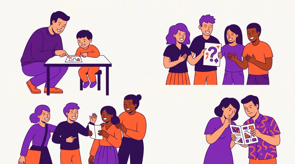 Halloween scavenger hunt activities adapted for kids, teens, adults and family groups